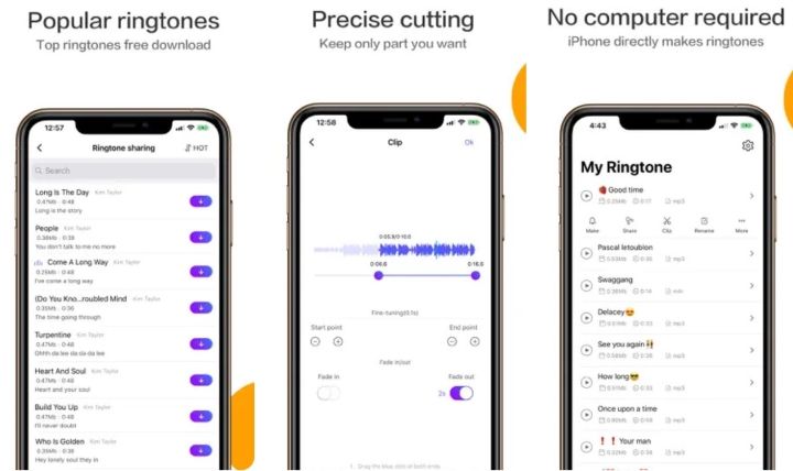 5. Ringtones Maker - Phần mềm tải nhạc chuông iPhone hữu dụng