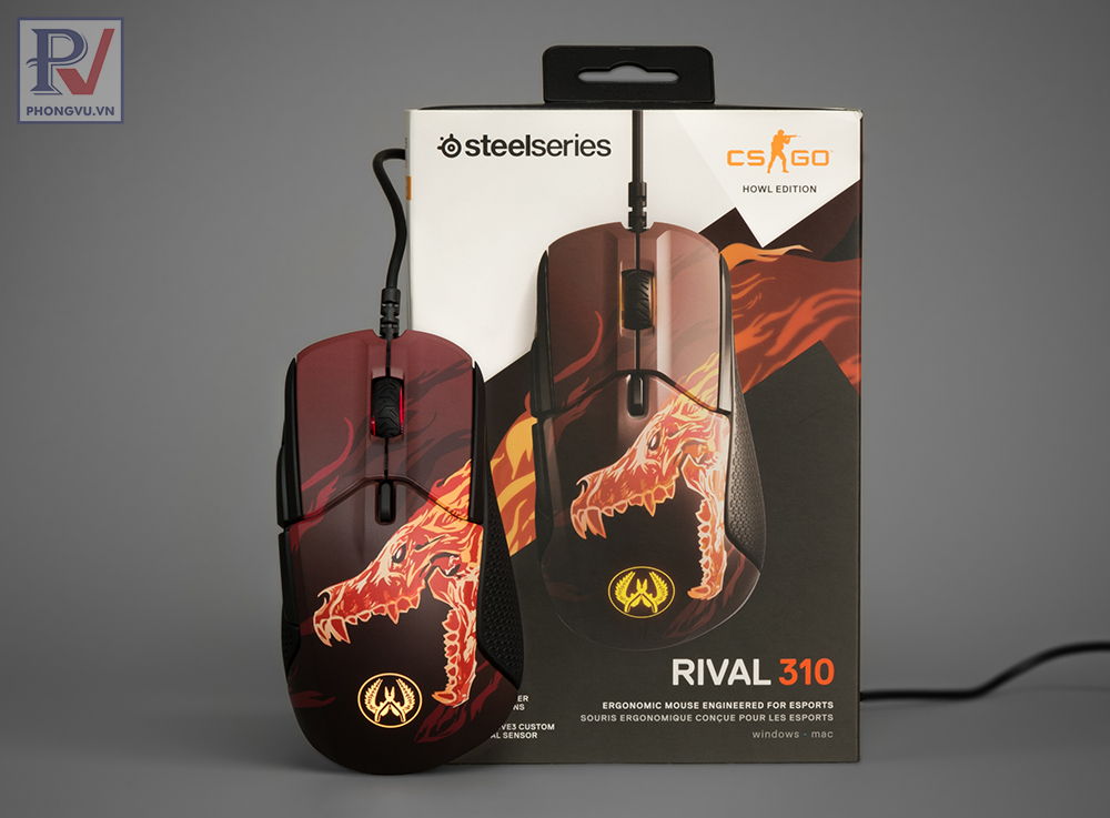 Steelseries Rival 310 CS:GO Howl gaming mouse - tiệm cận sự hoàn hảo cho gaming - Phong Vũ - 24h Công nghệ