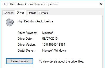 Đặt lại hoặc khôi phục Audio Drivers khi laptop bị mất tiếng